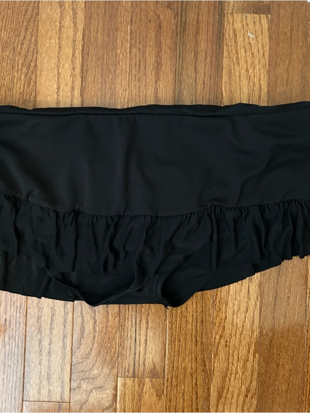 24th & Ocean Black Swim Bottoms with Subtle Tag Detail